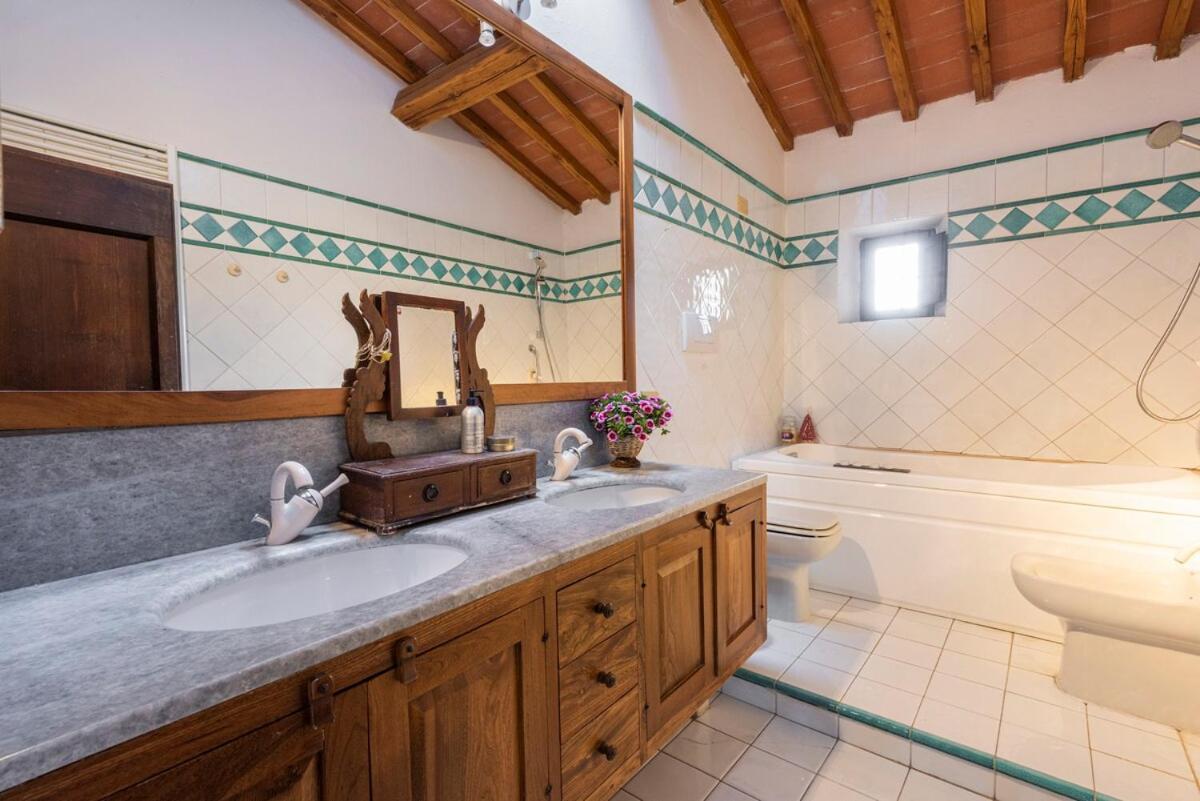 Villa Riflessi Di Fiesole - Piscina - Vista Firenze 외부 사진