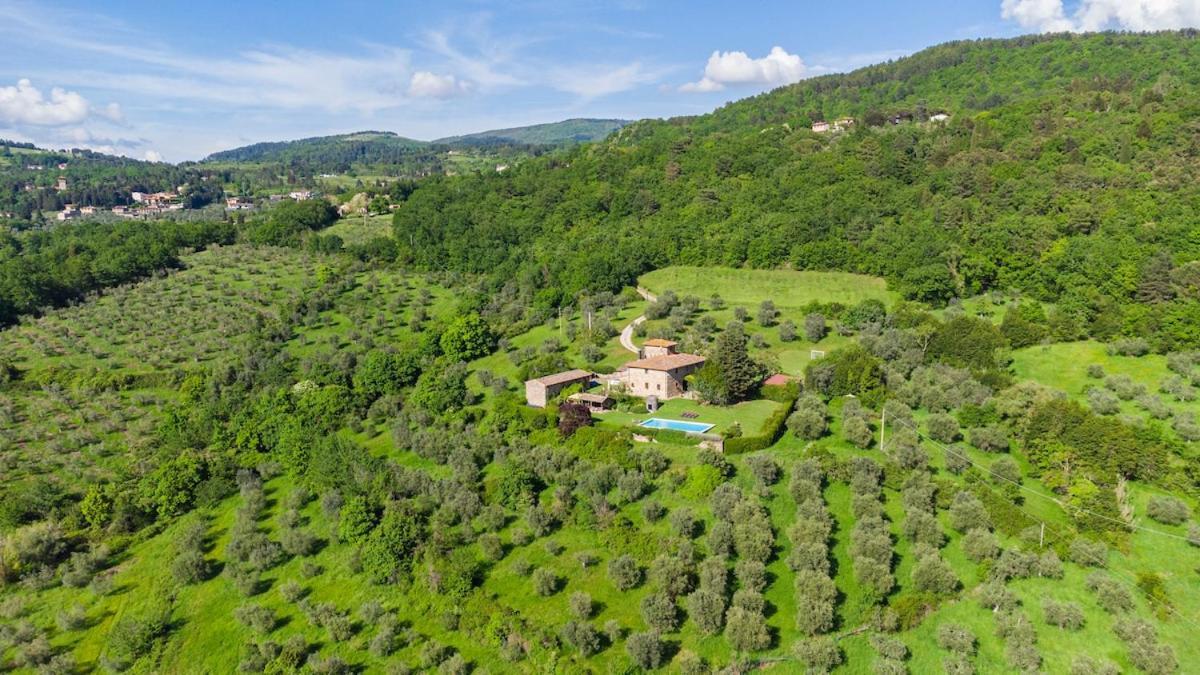 Villa Riflessi Di Fiesole - Piscina - Vista Firenze 외부 사진