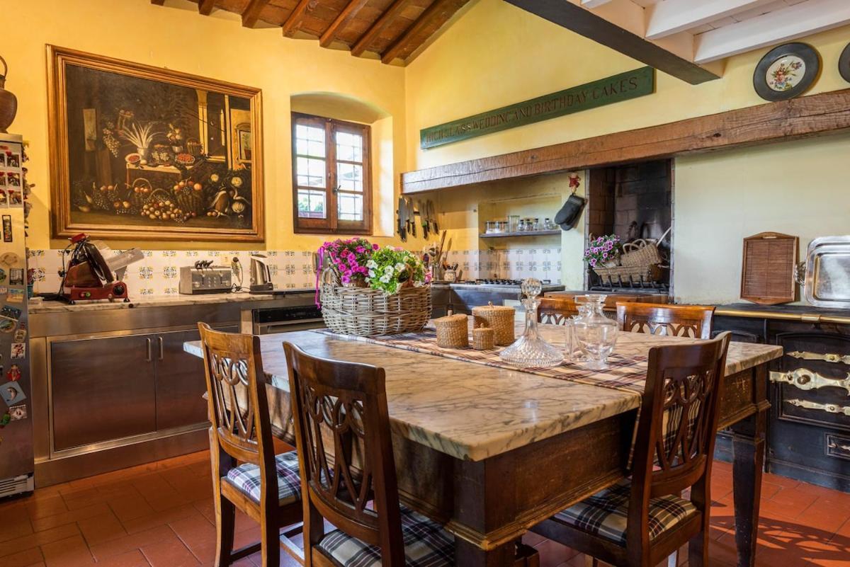 Villa Riflessi Di Fiesole - Piscina - Vista Firenze 외부 사진