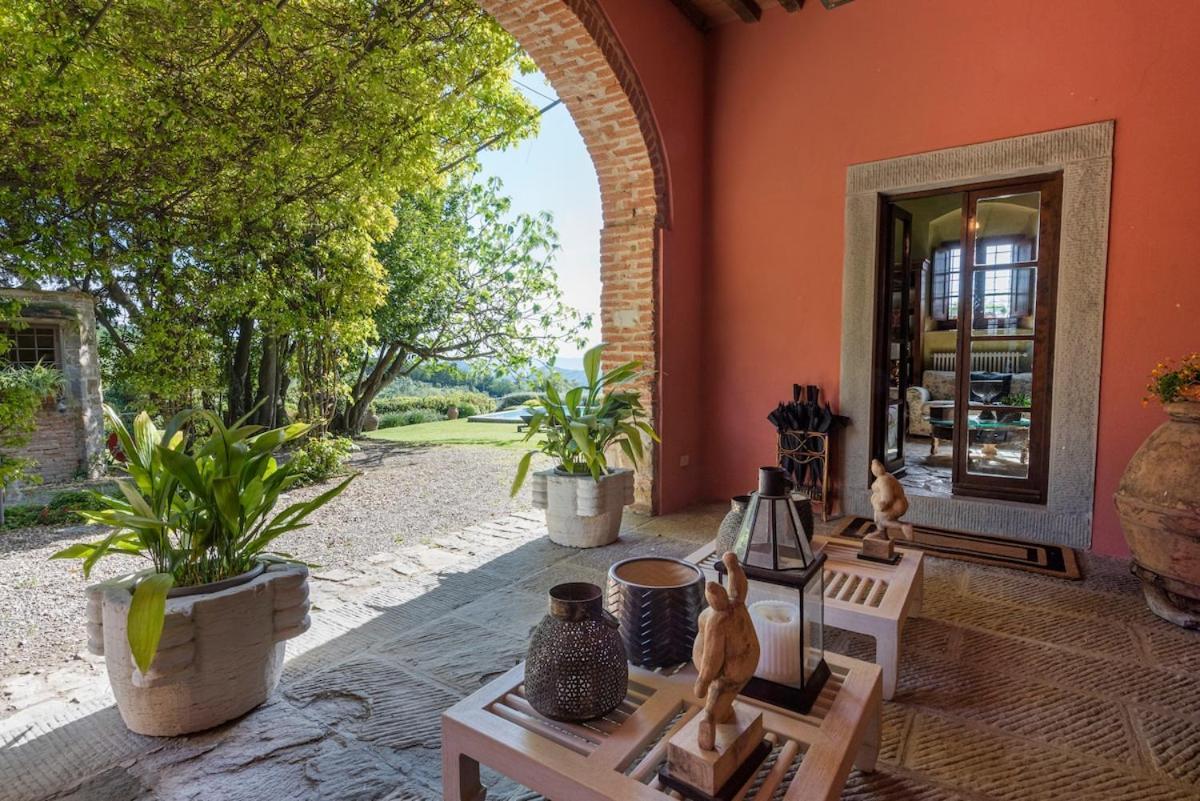 Villa Riflessi Di Fiesole - Piscina - Vista Firenze 외부 사진