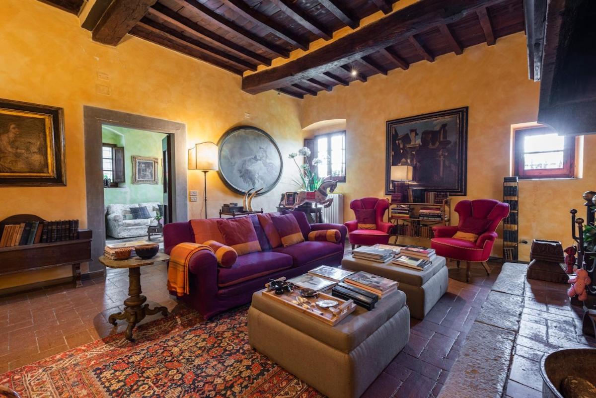 Villa Riflessi Di Fiesole - Piscina - Vista Firenze 외부 사진